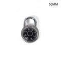 Practical Turntable Password Lock Retro Turntable Metal Mini Keyless Padlock For Safe Deposit Box Drawer Locker Small Padlock Oasis Select A2