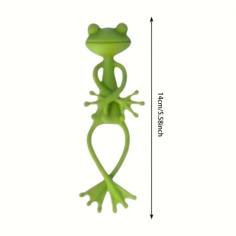 1/2/5pcs Frog Plant Stand Green Frog Plant Supports Cute Stable Support for Small Potted Plants Succulents Planter Decorations Oasis Select Brown