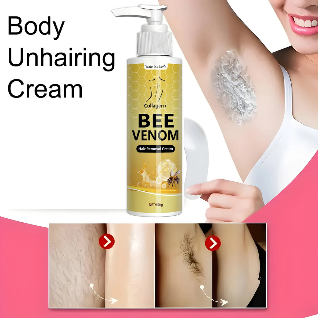 Lemon Bee Venom Hair Removal Cream – Gentle, All Skin Types Hair Removal Cream Oasis Select