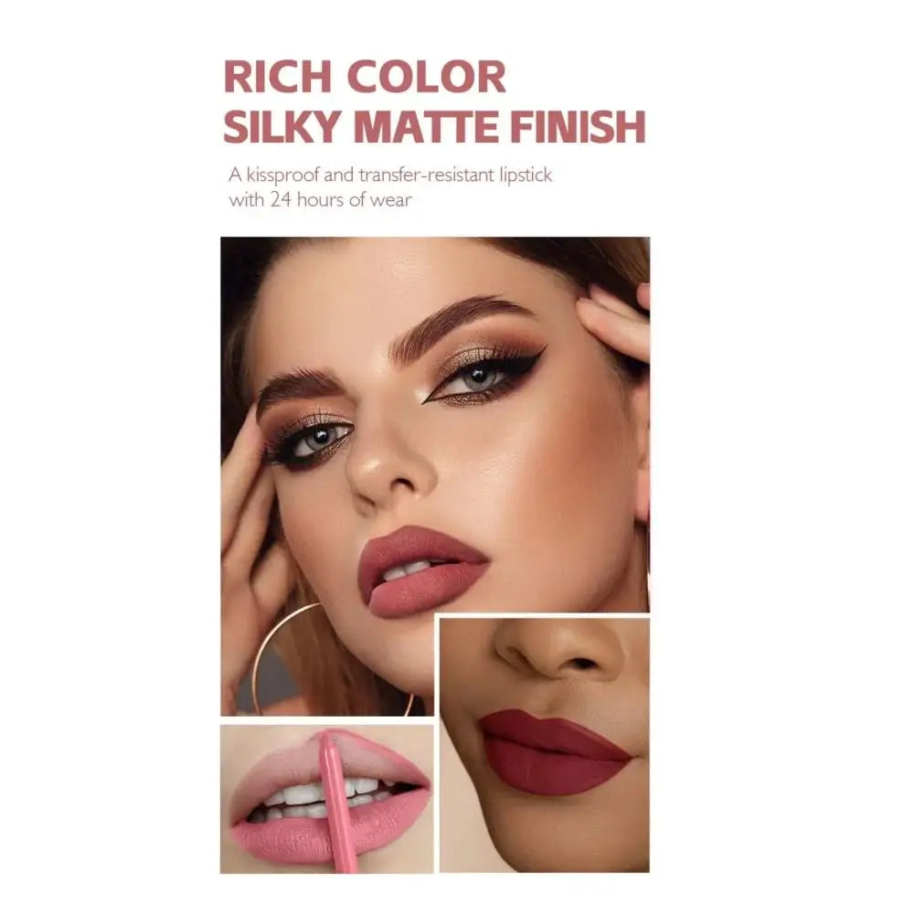 SAM SUGAR 3-in-1 Matte Lip Kit – Liner, Lipstick & Gloss Set