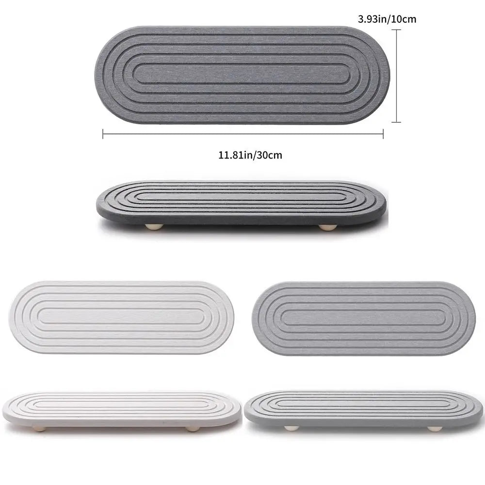 Diatom Mud Sink Tray – Quick-Dry Non-Slip Draining Board Sink Draining Tray Oasis Select