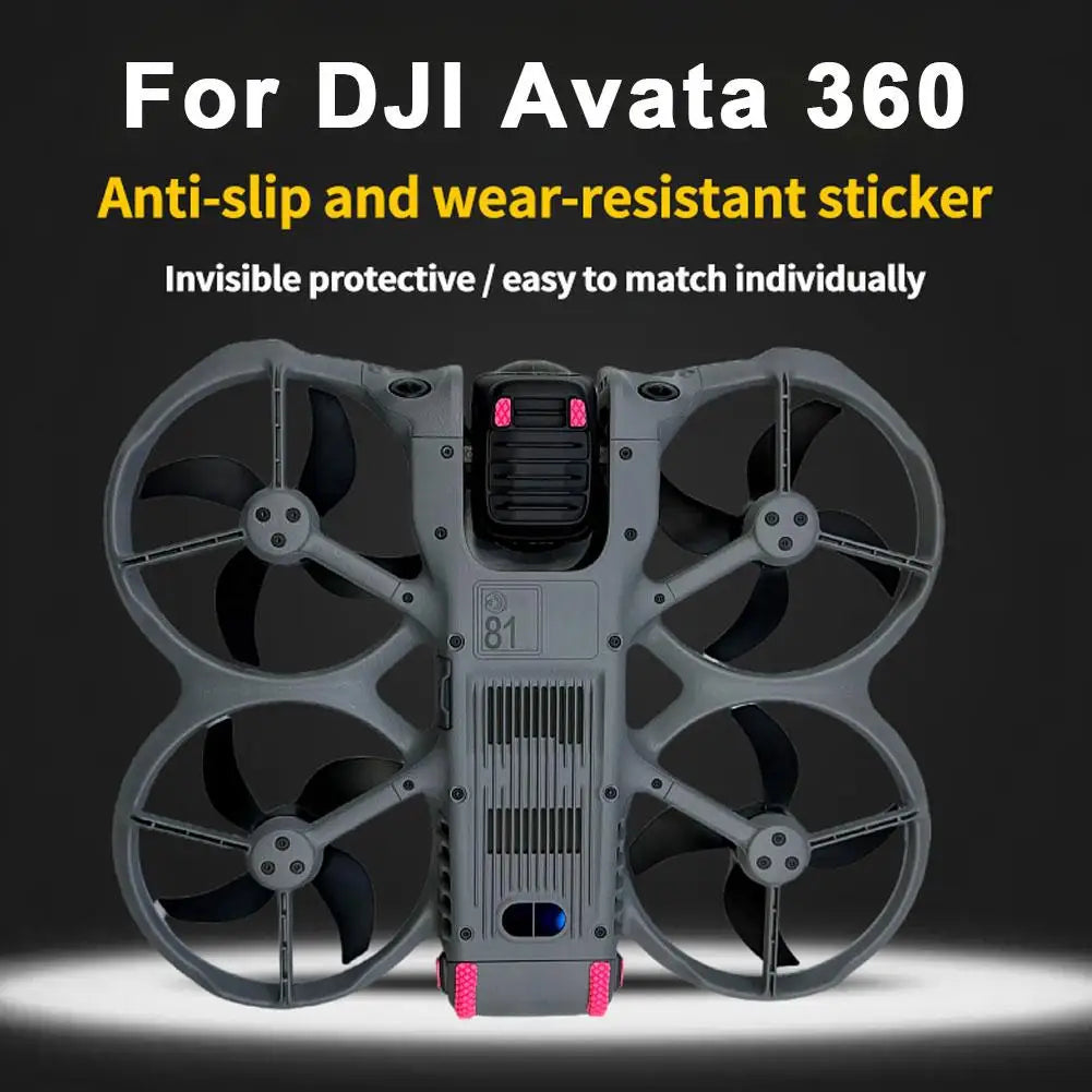 Anti-Slip Foot Pads For DJI Avata 360 Wear-Resistant Reusable Adhesive Stickers Battery Marking Tape Drone Accessories Oasis Select
