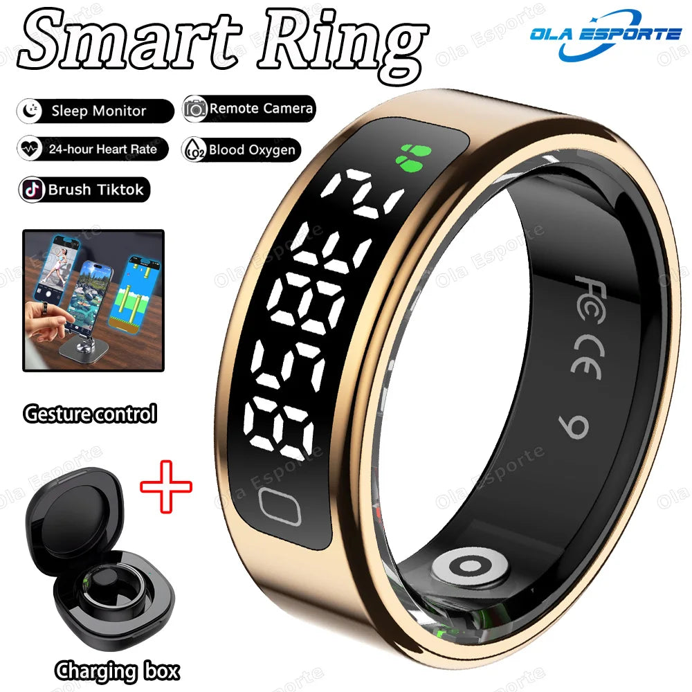 Ola Esporte R11C Smart Ring – SpO2, Heart Rate & Gesture Control