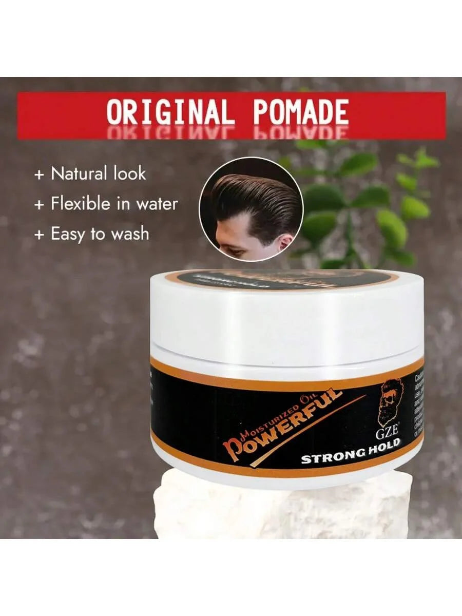 GZE Hair Styling Oil Pomade – Strong Hold & Frizz Control