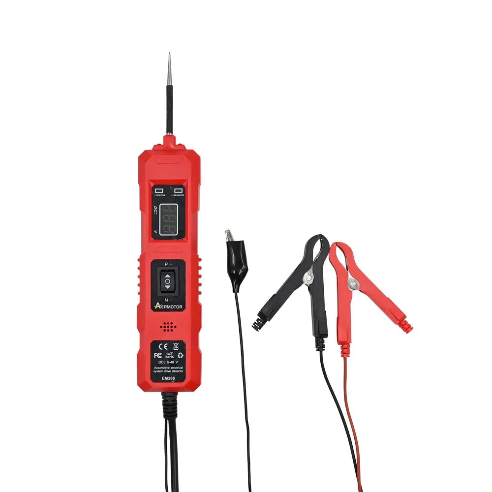 Aermotor Automotive Circuit Tester 6-48V LED Voltage Probe Kit Automotive Circuit Tester Oasis Select