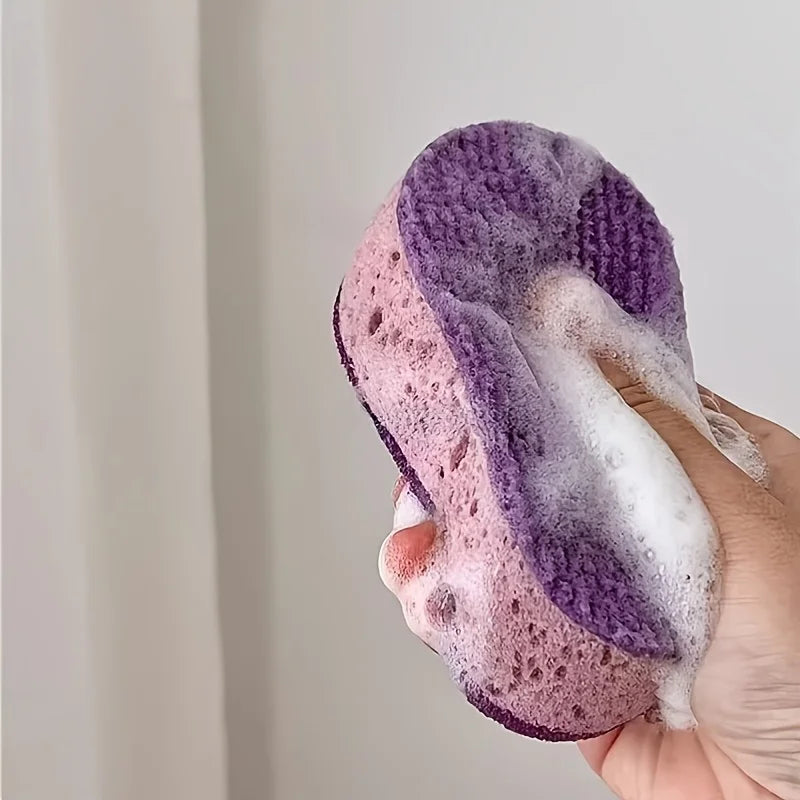 3PCS Three Color Random, Household Cleaning Sponge Wipe, Thick High-density Double-sided Kitchen Dishwashing Wipe, Scouring Pad Oasis Select