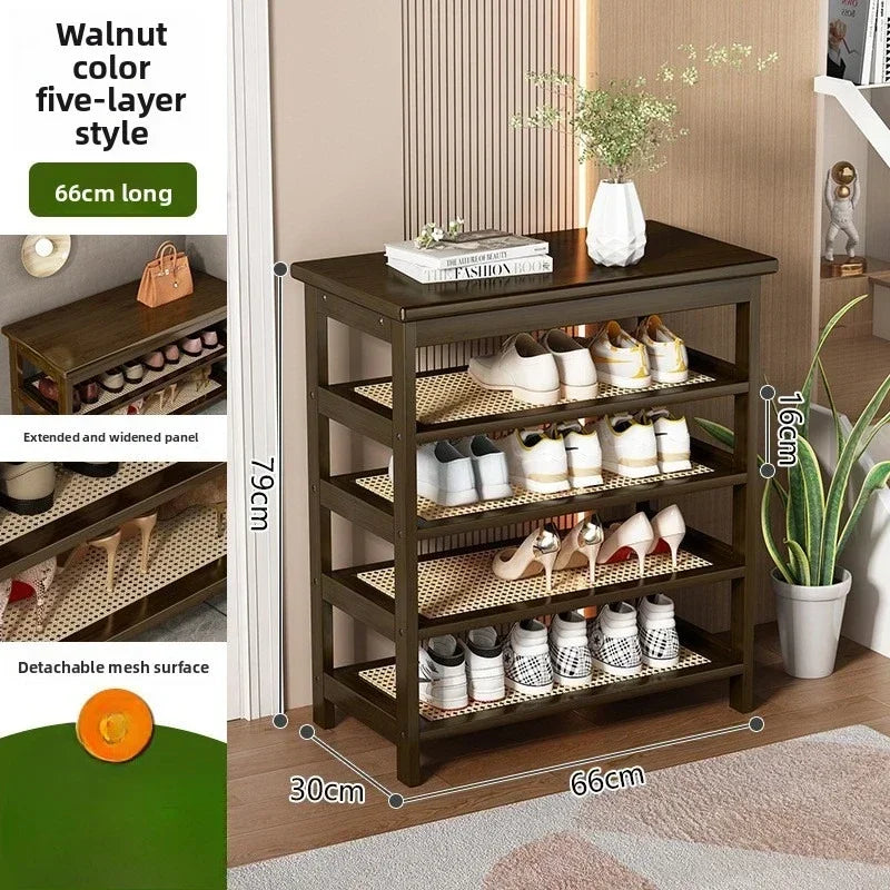 Multi-functional Household Shoe Cabinet Rack Dustproof Change Stool