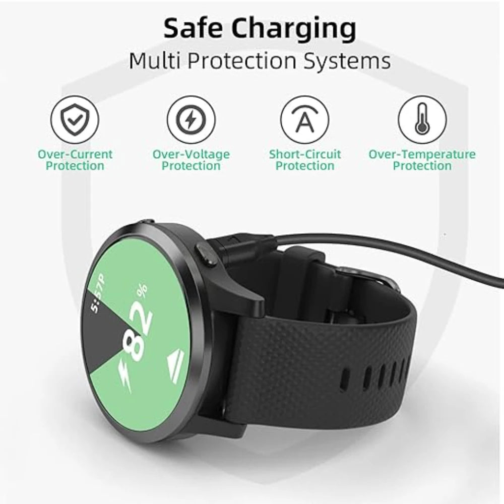 USB-C Charger for Garmin Fenix 8 7 6 5 Series – Replacement Cable Smartwatch Charger Cable Oasis Select