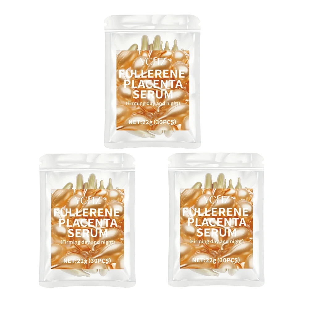 YCHZ Collagen & Hyaluronic Acid Face Serum Capsules 30ct