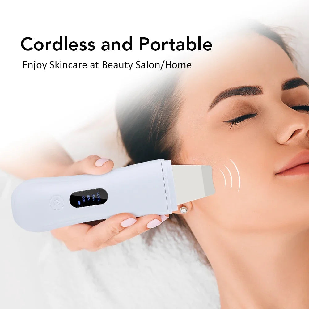 Ultrasonic Skin Scrubber – Blackhead & Deep Pore Cleanser