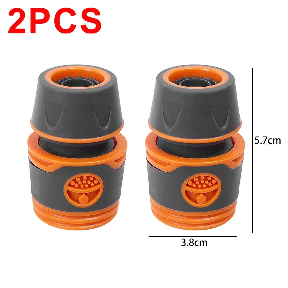 10/1PCS Garden Hose Quick Connector Faucet Extender Hose Connection Joint Garden Water Pipe Connectors Watering Pipe Fittings Oasis Select SGLJ-2PCS 1/2''