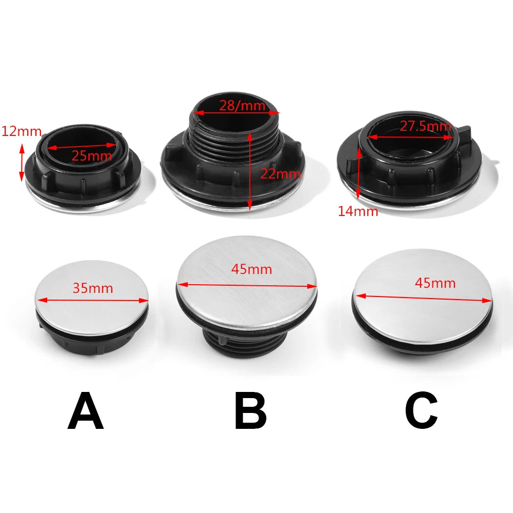 Faucet Hole Cover Water Blanking Plug Stopper for Practical Sink Tap Kitchen Drainage Seal Anti-leakage Washbasin Accessories Oasis Select