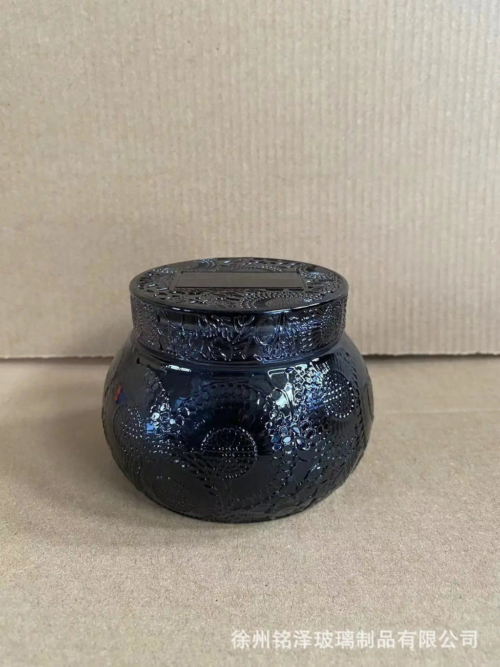 Glass Lid Empty Cup Candle Holder Cute Fragrance Glass Bottle Aromatherapy Candle Container Oasis Select light green