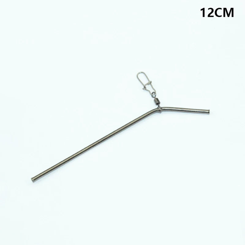 5pcs Fishing Balance Connectors 5/7/9/12CM Small Style Brass Tube Fishing Tackle Anti- Feeder Boom Fish Accessories@#X Oasis Select 12CM-5PCS
