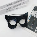 PVC Cat & Fox Eye Venetian Masquerade Mask | Women