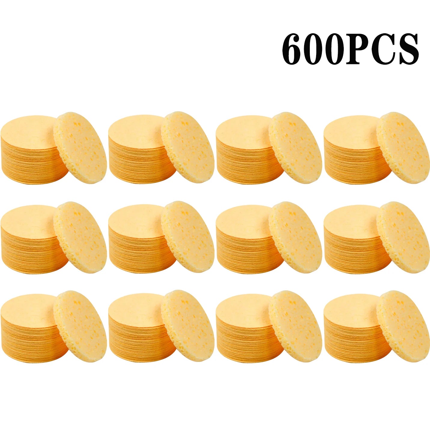 50-1000PCS Compressed Facial Sponge Strong Absorbent Cleansing Pads Latex Free Exfoliating Makeup Sponge Skin Care Sponge