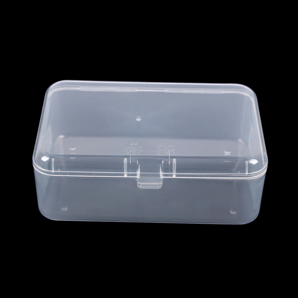 Clear Plastic Jewelry Box with Lid – Dustproof PP Storage Case