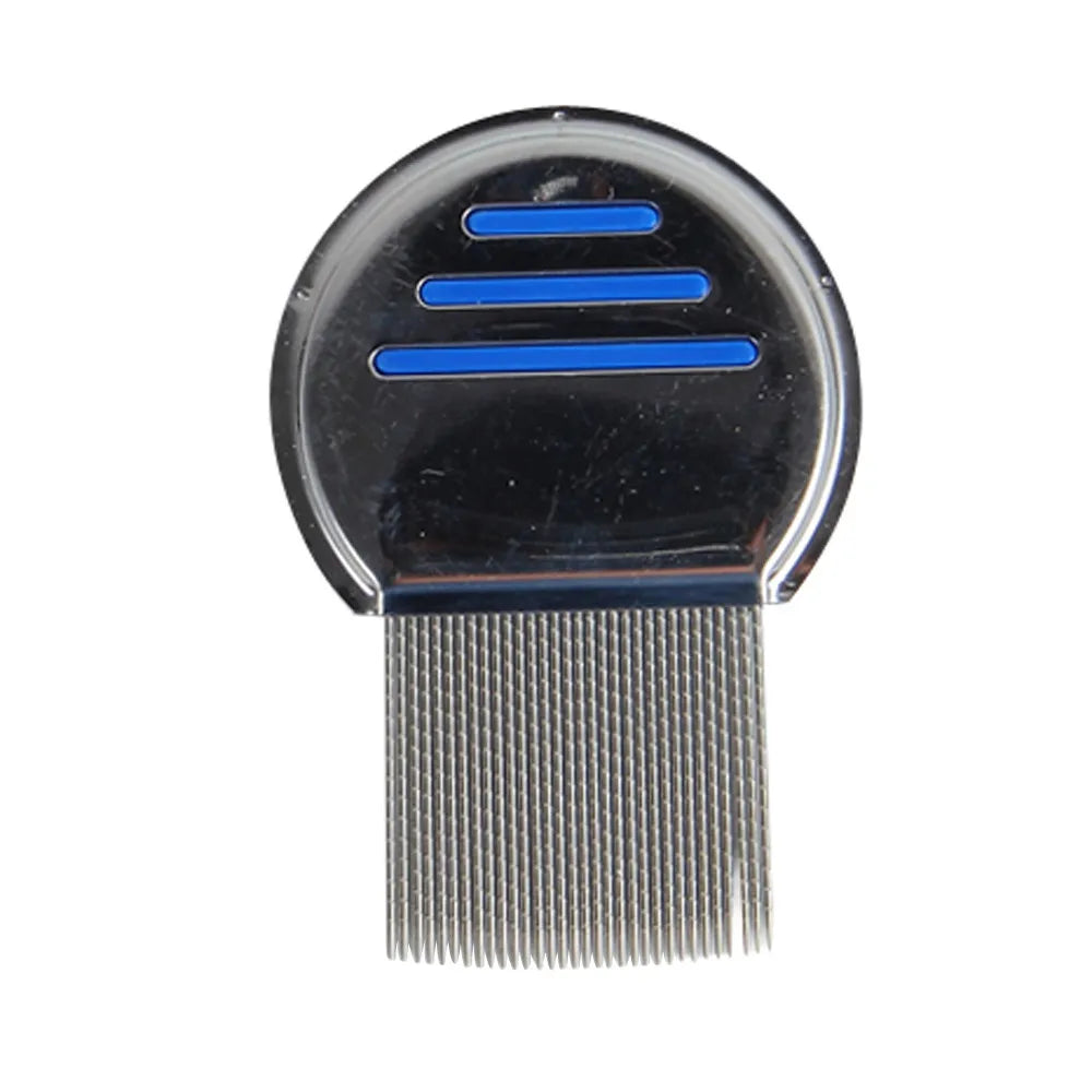 1pcs High Quality Terminator Lice Comb Nit Free Kids Hair Rid Headlice Stainless Steel Metal Teeth Remove Nit Brush Free Ship Oasis Select