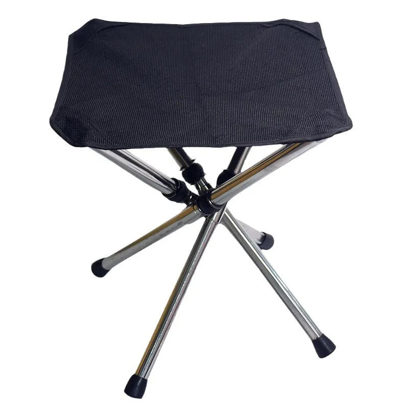 Outdoor Telescopic Folding Stool Portable Folding Chair Lightweight Stainless Steel Fishing Chair Mini Pony Stool Oasis Select