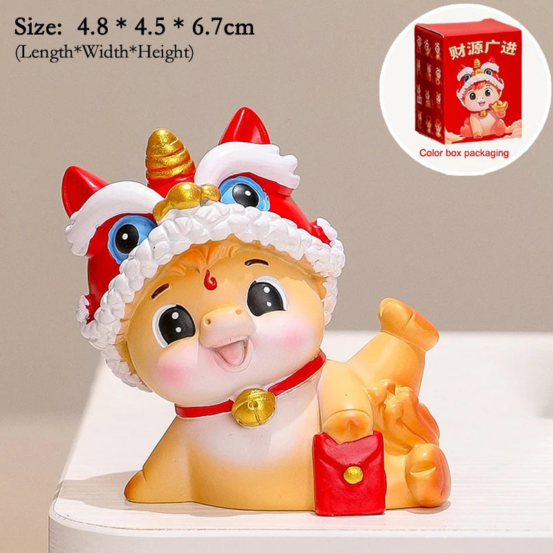 2026 Year of The Horse Table Decoration Charming Pony Accessory Lucky New Year Gift and Cute Car Decor DIY Craft Oasis Select A20