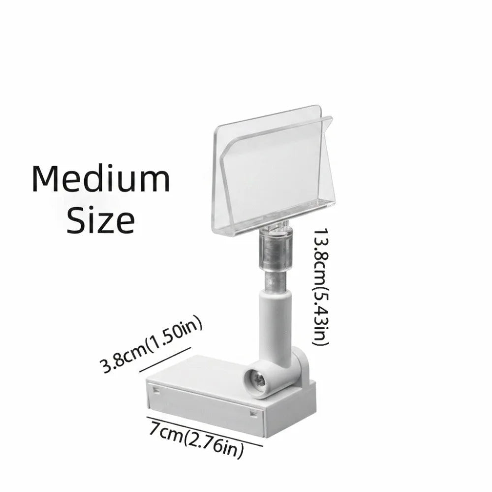 Poster Heavy Duty Magnetic Shelf Label Holders Frame Clip Magnetic Label Holder Stand Price Tag Display Clip Wedding Banquet Oasis Select Medium style