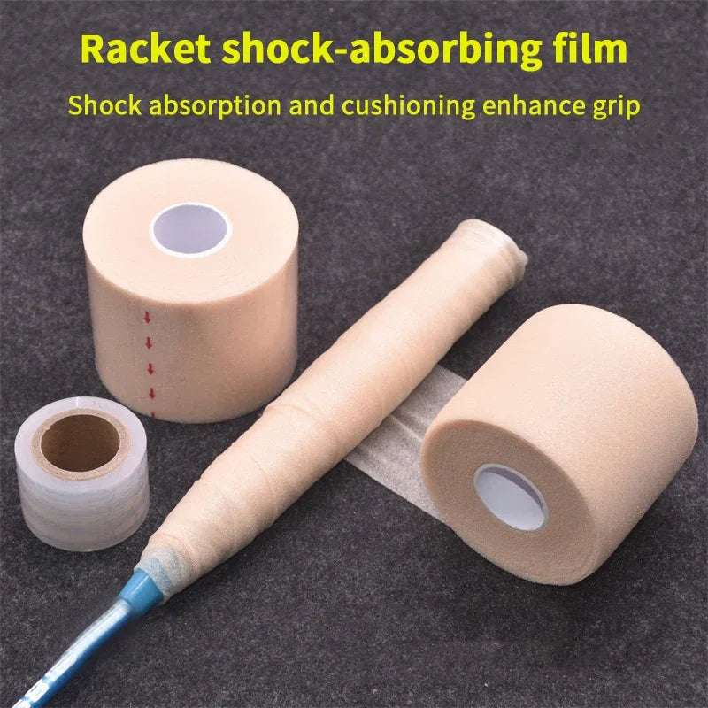 Soft PU Sponge Tennis Badmintion Racket Overgrip Shock-absorbing Handle Membrane Damping Grip Skin Bandage High Elasticity Oasis Select