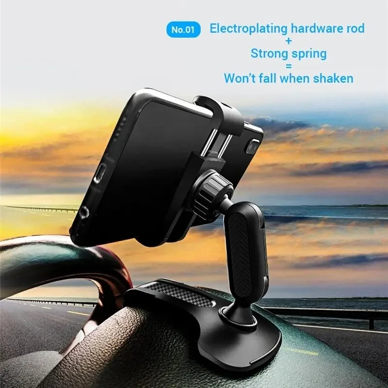 Car Phone Holder Easy Clip Mount Stand Universal Dashboard GPS Navigation Bracket Holder for iPhone Xiaomi Redmi Samsung Huawei Oasis Select