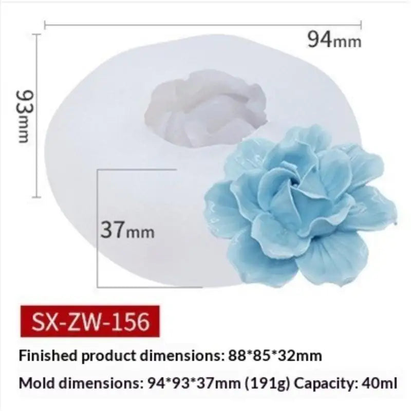 Non-Stick Flower Rice Cake Silicone Mold Flower Shape Mold For Mooncake Mung Bean Cake Dessert DIY Baking Tool Oasis Select O