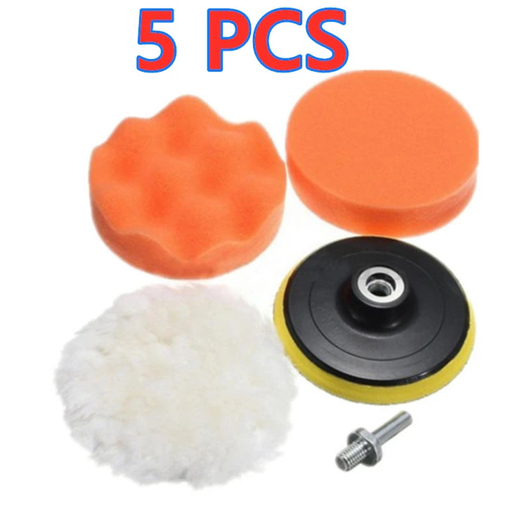 3-Inch Car Polishing Pad Kit – Sponge & Wool Pads 5–39 Pack Car Polishing Pad Kit Oasis Select 5PCS