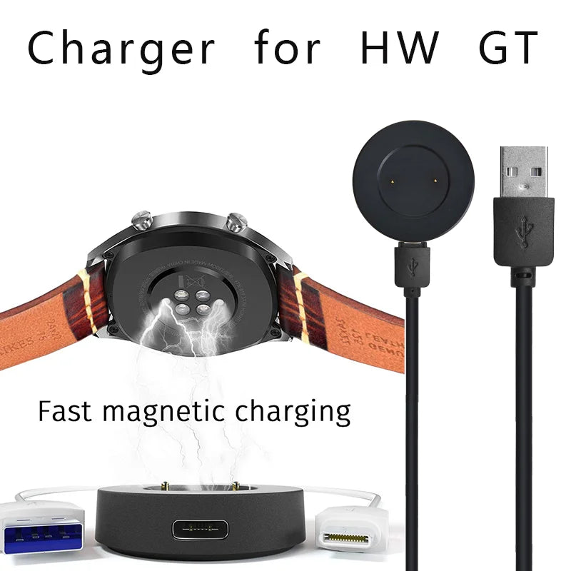 Huawei Watch GT GT2 GT2e Honor Magic USB Replacement Charger Smartwatch Charger Cable Oasis Select