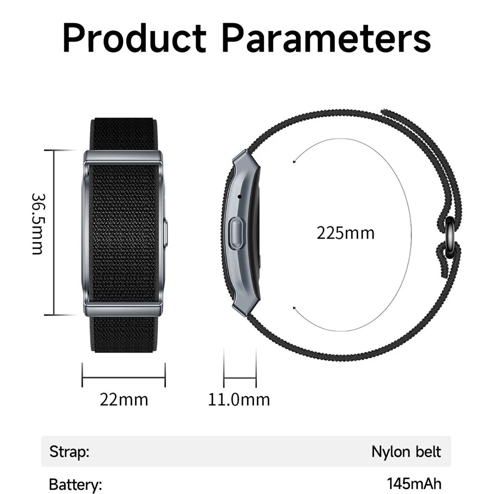 Sports Screenless Smart Bracelet Sleep Heart Rate Monitor New Couples Wristband Waterproof Outdoor Health Wristwatch Men Women Oasis Select