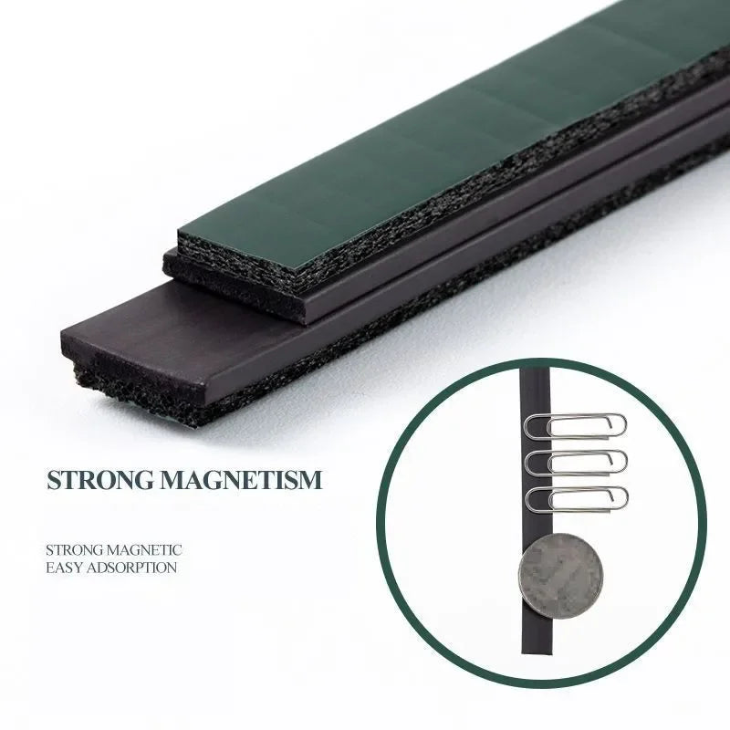 5M Strong Flexible Magnet Strip Self Adhesive Magnetic Tape Door Screen Window Wardrobe Rubber Magnetic Stripe for Home Hardware Oasis Select
