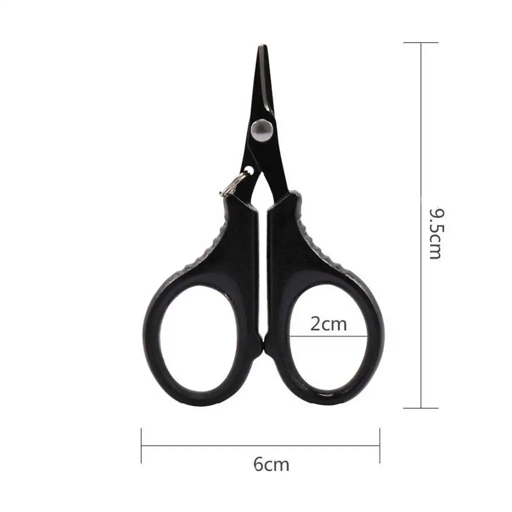 3-Pack Professional Stainless Steel Fishing Scissors Heavy Duty Line Cutter For Braided PE & Braided Line Oasis Select