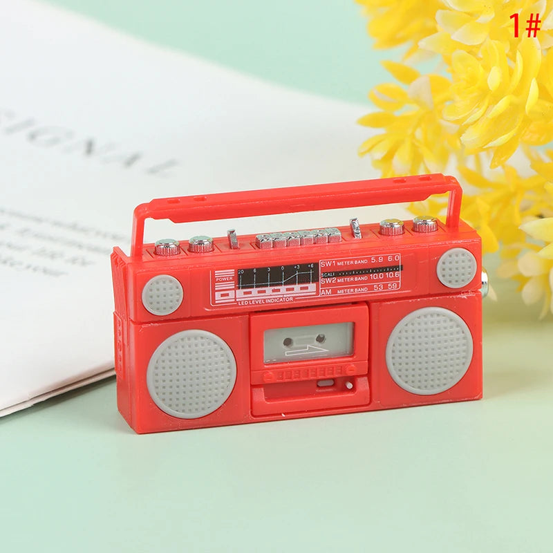 1:12 Dollhouse Miniature Radio Model Recorder Player Toy Doll Furniture Decor Oasis Select 1