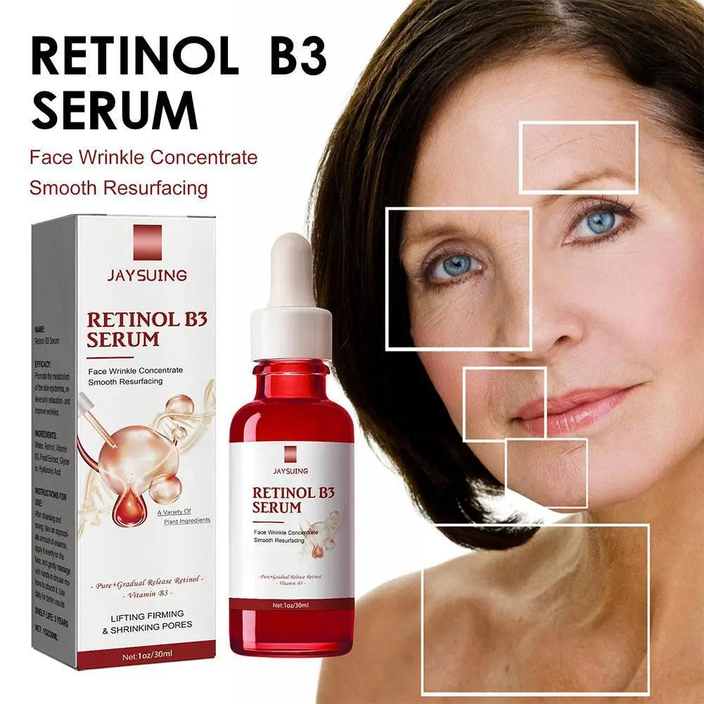 B3 Retinol Serum For Face With Hyaluronic Acid Minimize Wrinkles, Fine Lines Face Serum Instant Firming Lifting Liquid Skin Care Oasis Select
