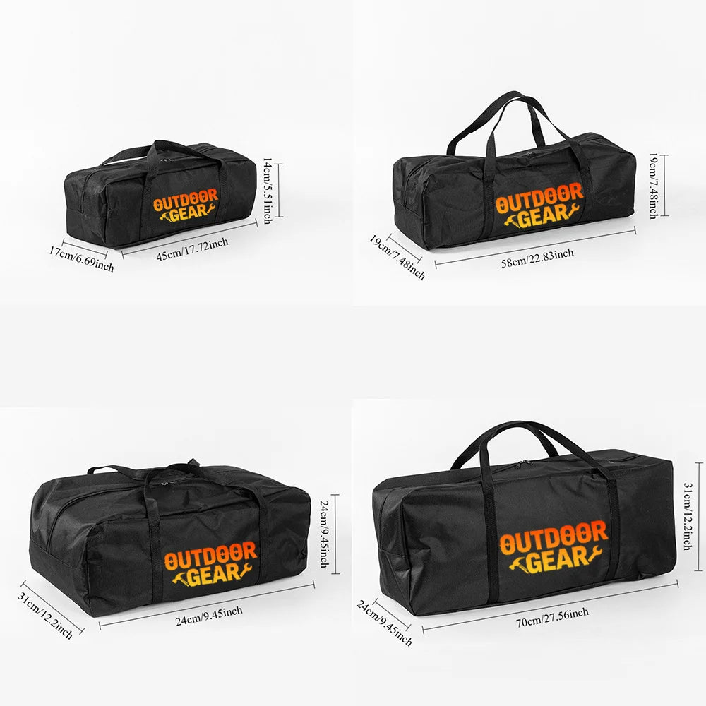 600D Oxford Waterproof Duffel Bag Thick Handle Outdoor Storage Bag Camping Fishing Travel Oasis Select