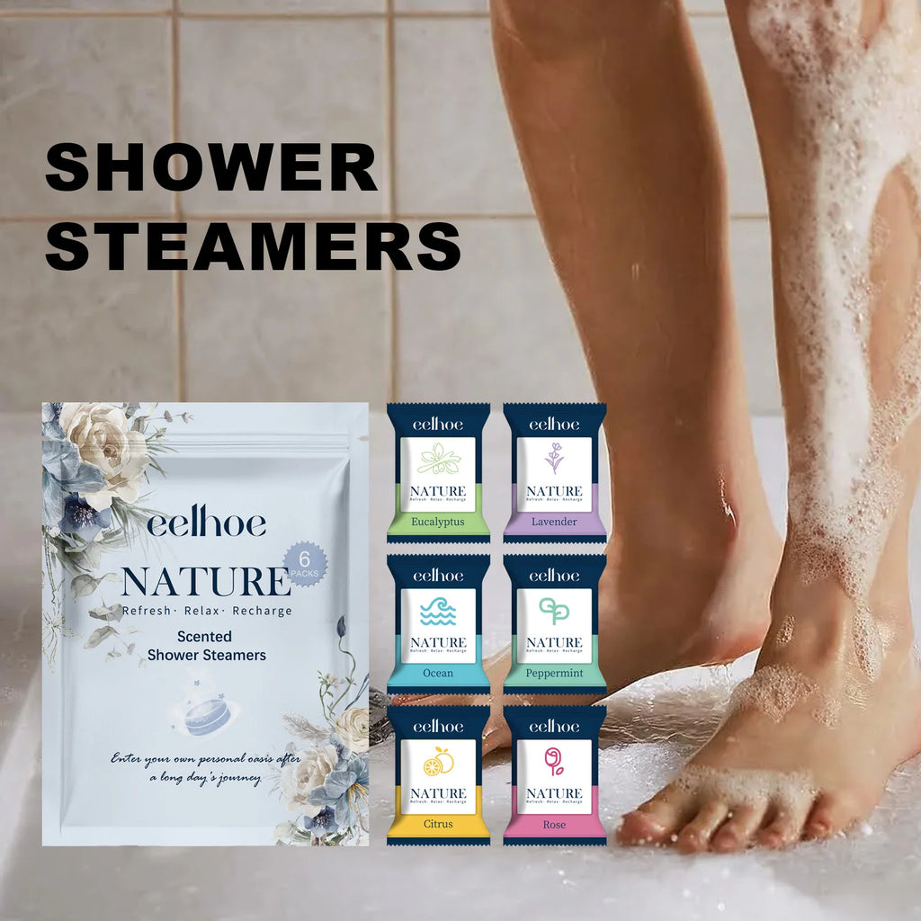 Aromatherapy Shower Steamers Natural Essential Oil Spa Experience Deep Cleansing Moisturizing Body Care Home Relaxation Gift Set Oasis Select