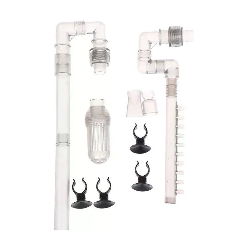 Aquarium Canister Filter Kit, External Fish Tank Filtration System, Inlet Outlet Tube, Rain Spray Bar, Outflow Pipe Complete Set Oasis Select
