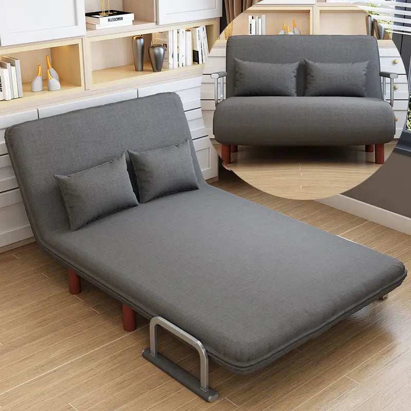 Folding sofa bed dual-purpose living room multi-functional lunch break lazy sofa space-saving single Internet sofa bed Oasis Select