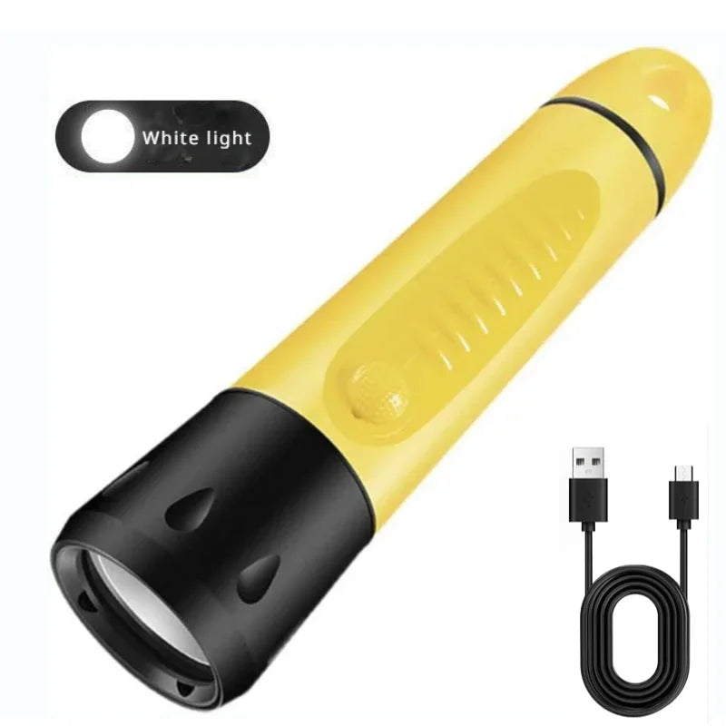 2300 Lumen Waterproof Scuba Diving Flashlight | 30W LED Torch