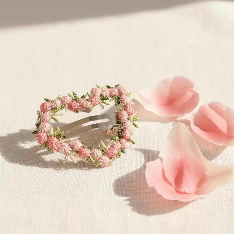 Pink Flower Star Heart Geometric Hair Clip for Women & Girls Hair Clip Oasis Select