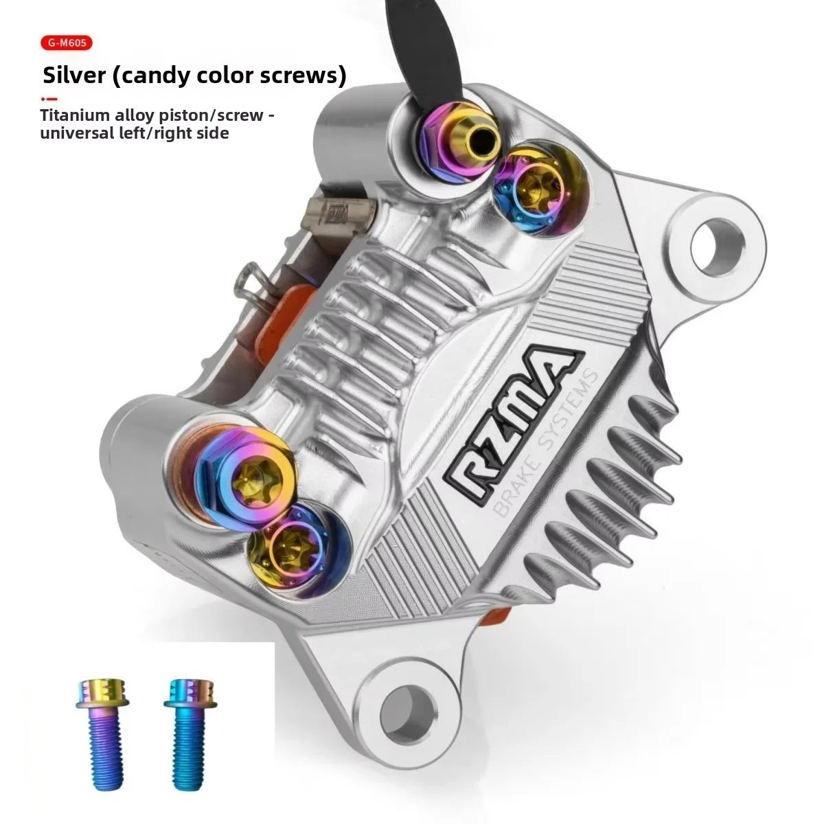 Ruizuma G-M605 large crab brake caliper titanium alloy brake pump electric motorcycle modification motorcycle upgrade Oasis Select C