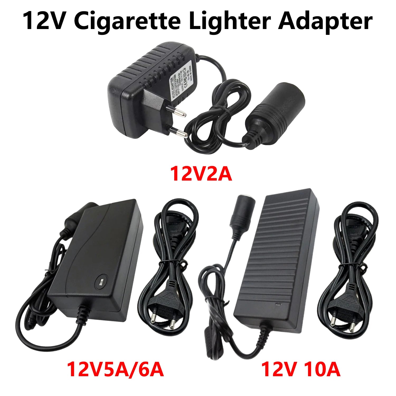 Car Power Supply Adapter AC 110V/ 220V TO DC 12V 12V 2A 6A 10A Cigarette Lighter Adapter Oasis Select 12V 5A AU Plug