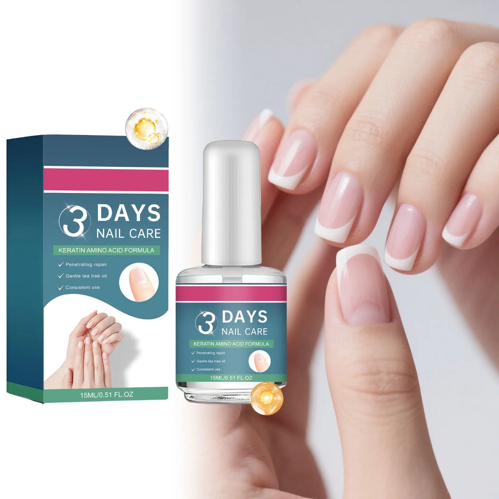 Plant-Based Nail Care Treatment Polish Restore Nail Health Moisturize Brightening Fingernail Repair Smooth Surface Nail Care Oil Oasis Select