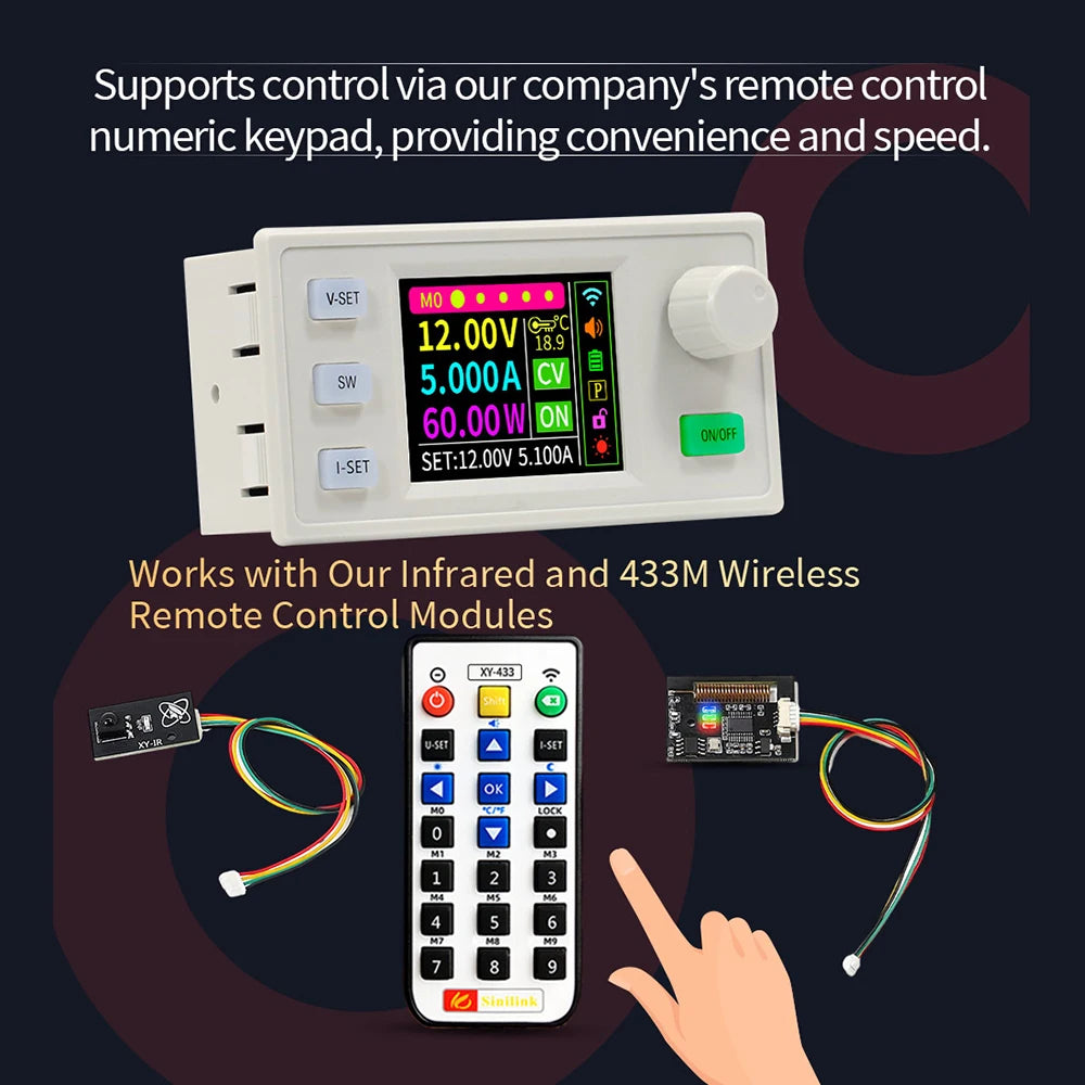 SK150S 150W DC Buck Boost Converter CNC DC Regulated Power Supply 0-40V 8A Power Module Adjustable Regulated Lab Power Supply Oasis Select
