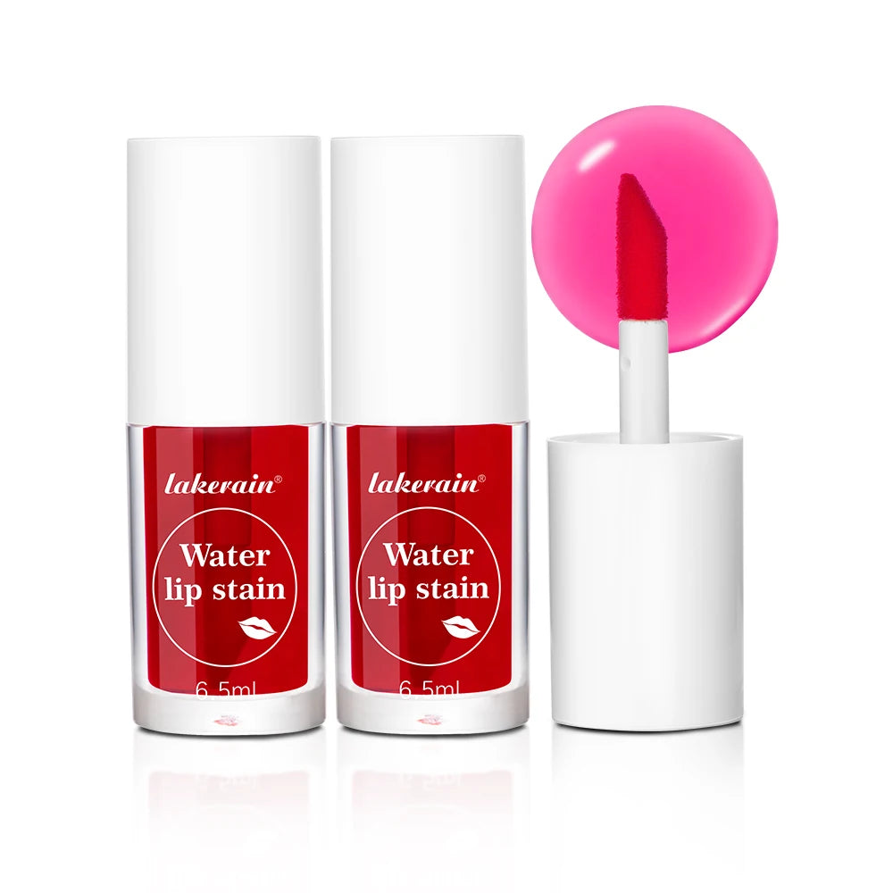Lakerian Water Lip Stain Moisturizing Lip Glaze Long Lasting Lip Ink Face Lip Dual Purpose Waterproof Liquid Cosmetics Makeup Oasis Select 3x2 piece