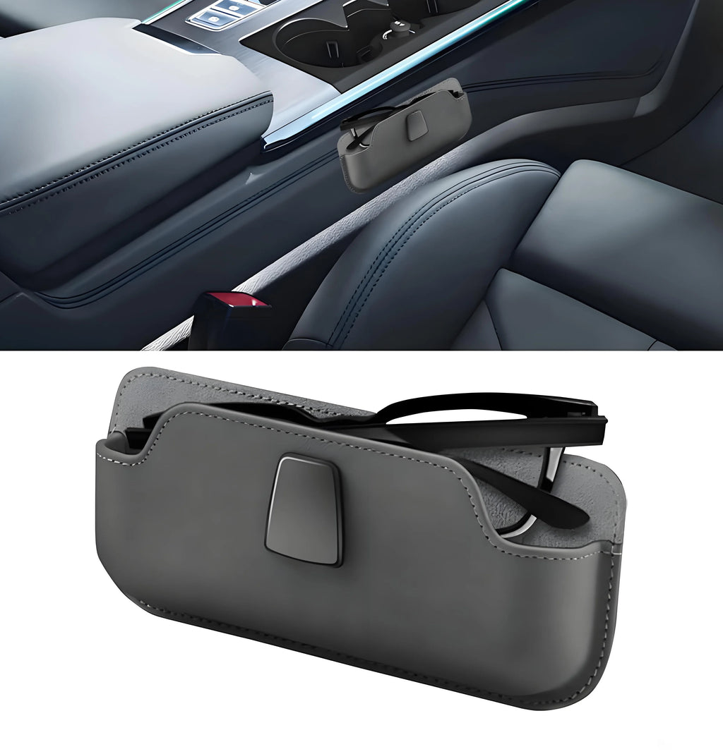 Car Sun Visor Sunglasses Holder – Magnetic Clip & Organizer