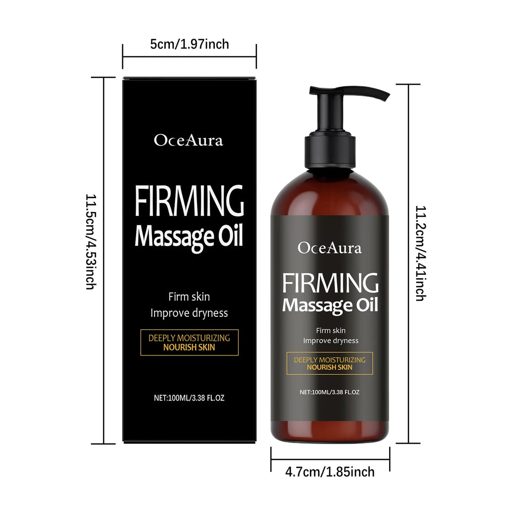 OceAura Body Firming Massage Oil – Moisturizing & Tightening Body Firming Oil Oasis Select 100ml Boxed
