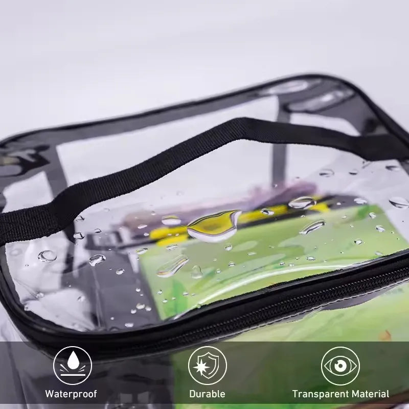 Large Capacity Transparent Mesh Zipper Toy Storage Bag - Puzzle And Block Organizer Ideal for Toy & Building Block Storage Oasis Select