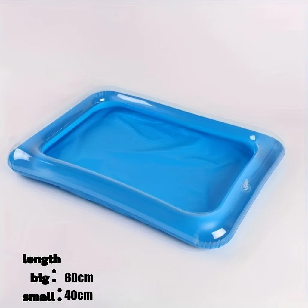 1pc Portable Foldable Pool Cleaning Basin, an Essential for Pool Maintenance Before Use, Can Also Be Used as a Foot Soaking Tub Oasis Select